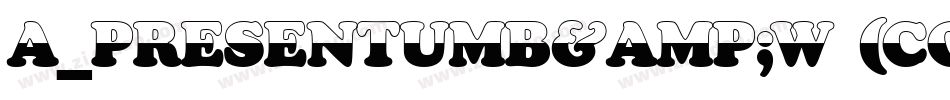 a_PresentumB&W (COPY 1)字体转换